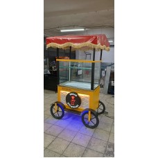 Işıklı Taş Süslü Seyyar Pilav Arabası